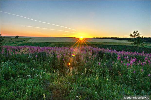 Лунная ночь полнолуние закат солнца