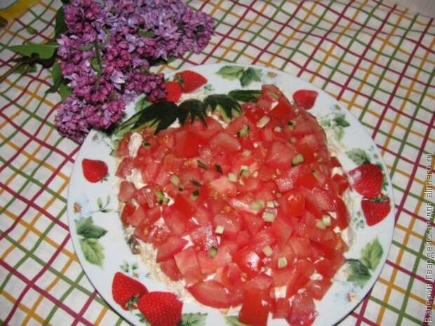 Салат Клубничка Салат Клубничка