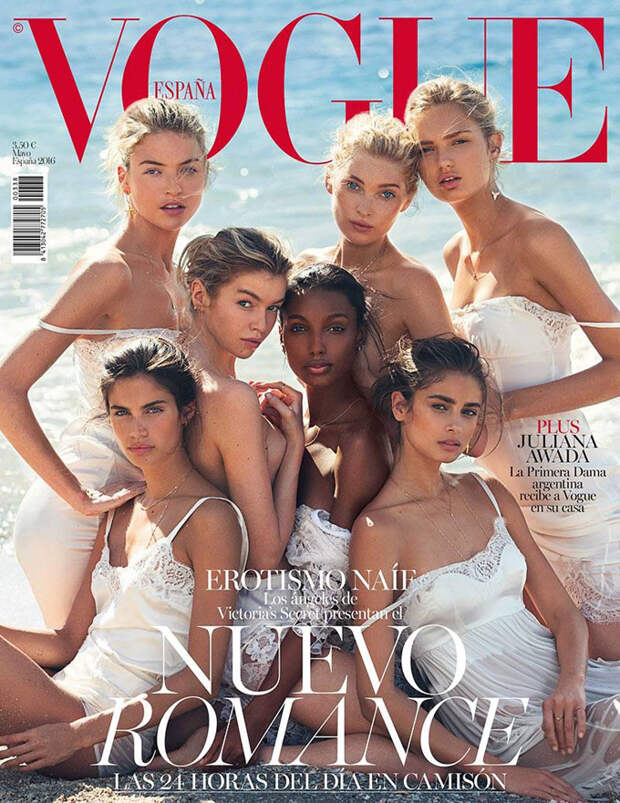 Ангелы Victoria’s Secret в фотосессии для испанского журнала