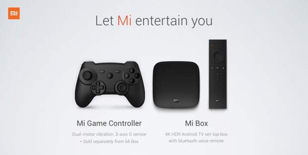 Xiaomi Mi Box с Android TV и контроллер