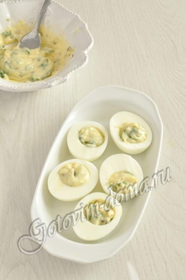 Закуска с куриной печенью Пасхальные яйца фото 7