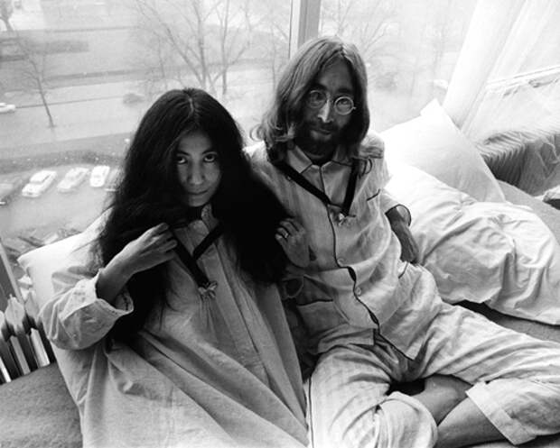 Джон Леннон и Ёко Оно. Фото / John Lennon & Yoko Ono. Photo 