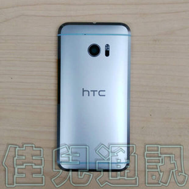 Серебристый корпус HTC 10