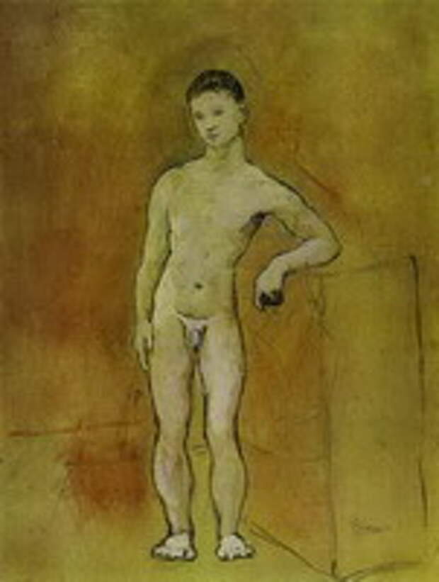 Пабло Пикассо. Обнаженный юноша. 1906