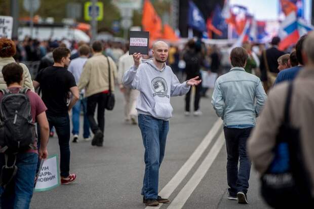 «Следующая акция оппозиции пройдет по Скайпу»: хроника митинга в Марьино