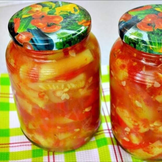 Салат «Кабачок – крутой бочок»