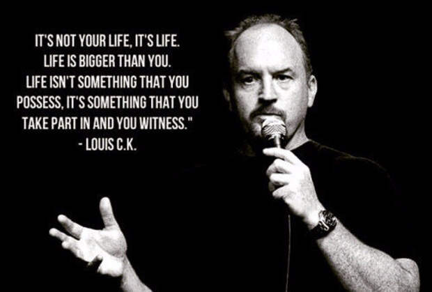 When he explained life: