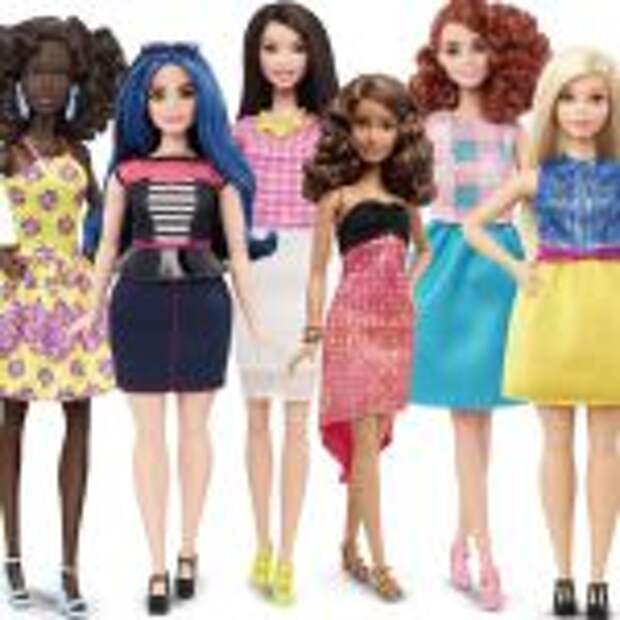 Barbie has a new look:  I just added a few more to keep it real (er)