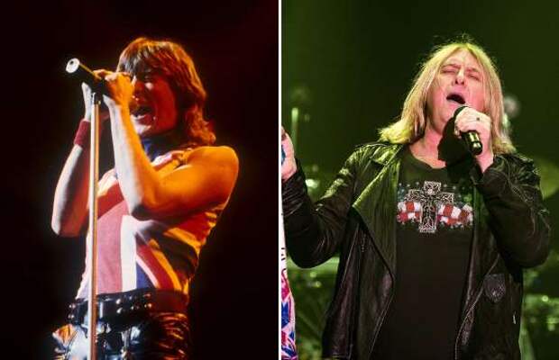VARIOUS DEF LEPPARD, Joe Elliott, OXFORD, BRITAIN - MAR 1983 Def Leppard concert, Manchester Arena, Britain - 15 Dec 2015 Joe Elliott performs
