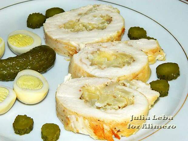 Диетические куриные рулеты Диетические куриные рулеты