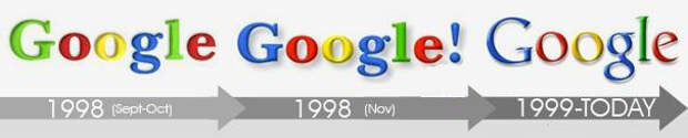 Эволюция логотипа google
