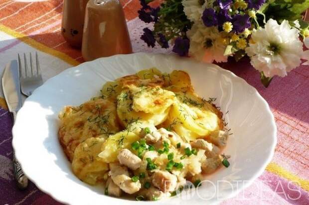 Курица с сыром