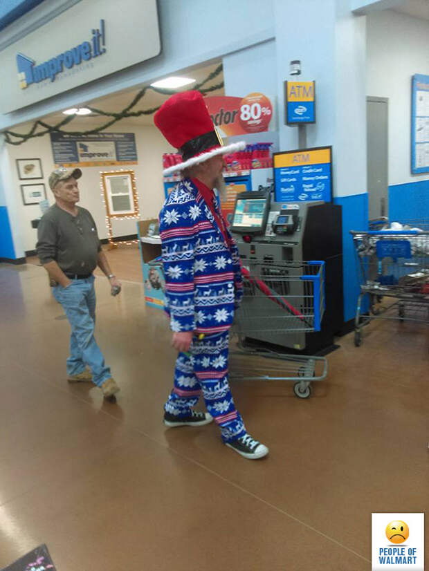 Экстравагантные покупатели Walmart (28 фото)