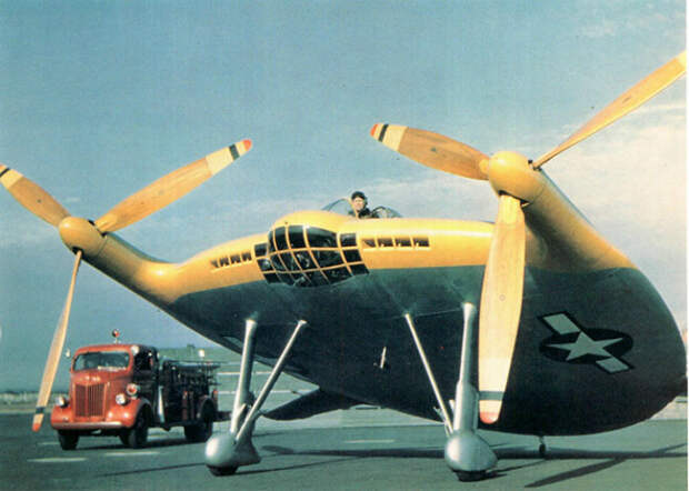 Функциональное воздушное судно под названием - Vought V-173.