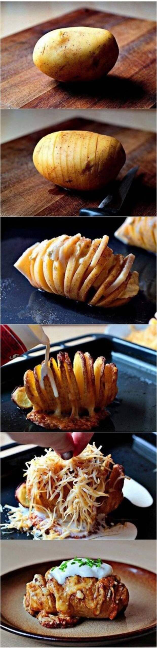 фаршированный картофель
