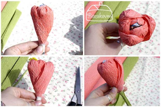 Конфетные цветы