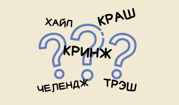 Делюсь с вами, как понять молодёжный сленг (что означает "хайп", "кринж", "краш", "челенж", "трэш")