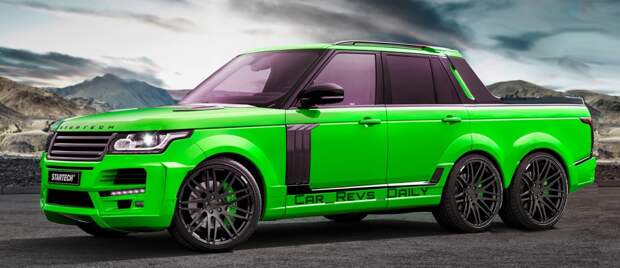 Какой пикап получился из Range Rover Какой пикап получился из Range Rover Startec, range rover, авто, пикап, тюнинг