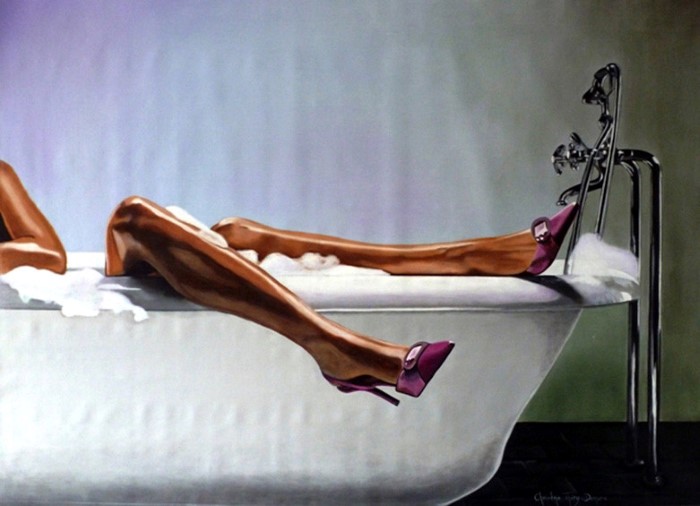 Тихий вечер. Автор: Christine Thery Demore.