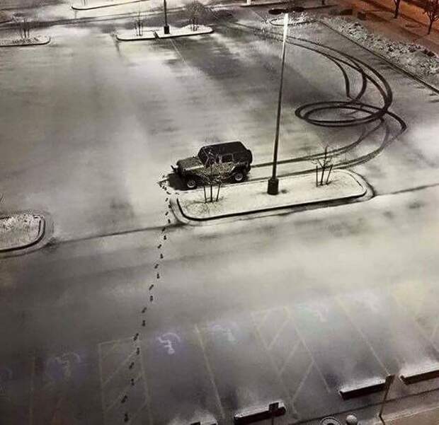 Автомобилисты снова отжигают!