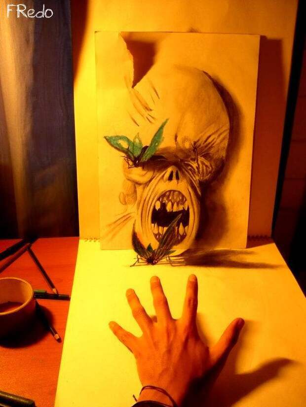 3D рисунки карандашом (16)