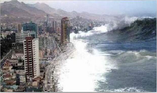 Вот фото цунами в Индийском океане в 2001 вирусное фото, фейк