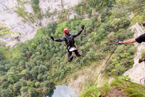 ropejumping35 Прыжок в Сухое озеро