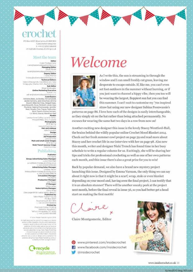 Inside Crochet №54 2014 - 紫苏 - 紫苏的博客 Inside Crochet №54 2014 - 紫苏 - 紫苏的博客