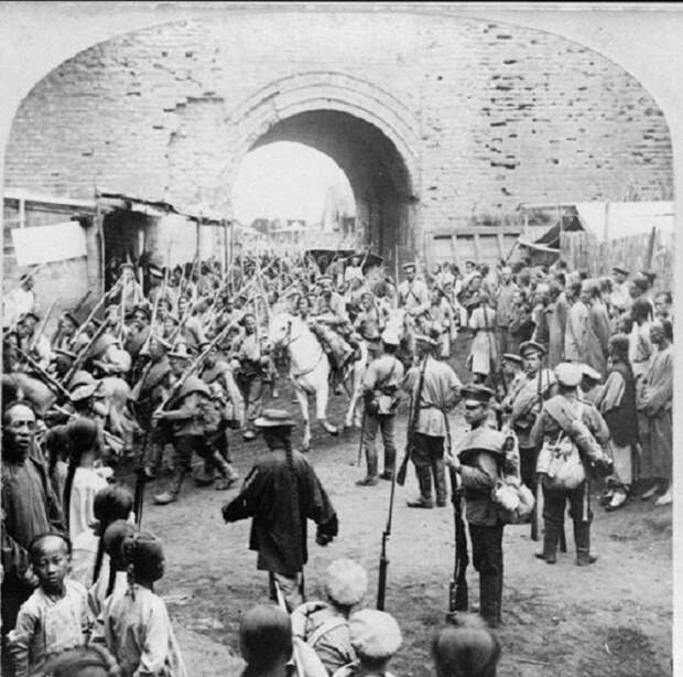 3. Русские солдаты входят в Мукден 100 лет назад, россия, фото