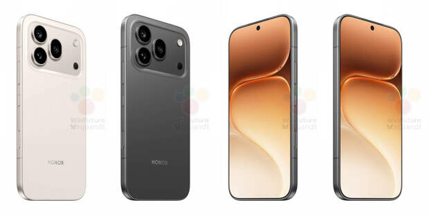 Honor 600 и 600 Pro показали на рендерах — дизайн напоминает iPhone 17 Pro