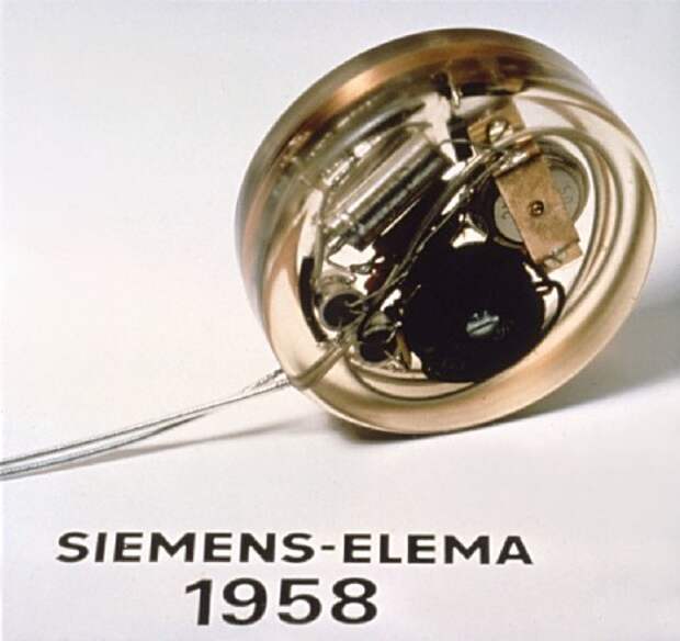 Первый в мире имплантируемый кардиостимулятор Siemens Elema