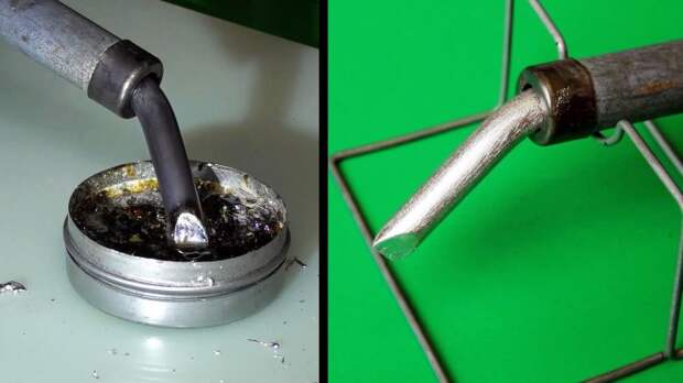 Как защитить медное жало паяльника