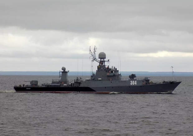 Противолодочный корабль Балтийского флота в ходе планового учения выполнил учебные задачи в море