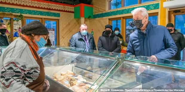 Собянин: За год в Москве будет открыто еще 20 новых круглогодичных ярмарок.Фото: В. Новиков mos.ru