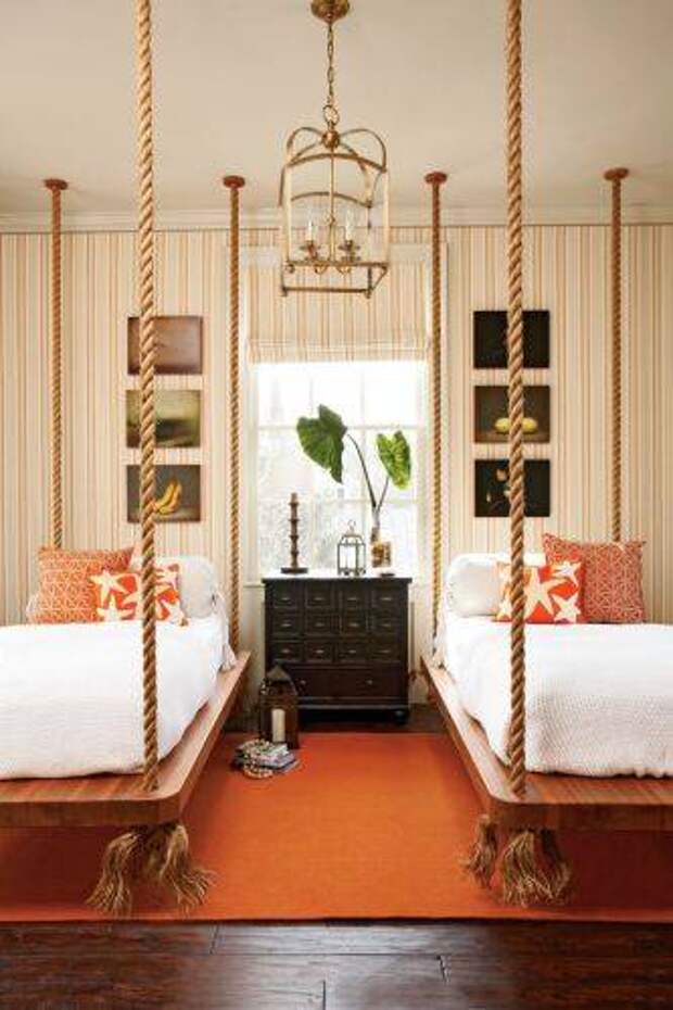 b2ap3_thumbnail_Marvelous-Kids-House-Beds-Ideas-in-Bedroom-Traditional-design-ideas-with-bed-boat-bed-hanging-bed-lantern-orange.jpg