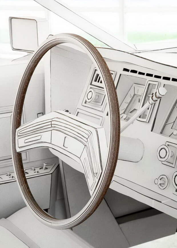Картонный Lincoln Continental авторства Shannon Goff