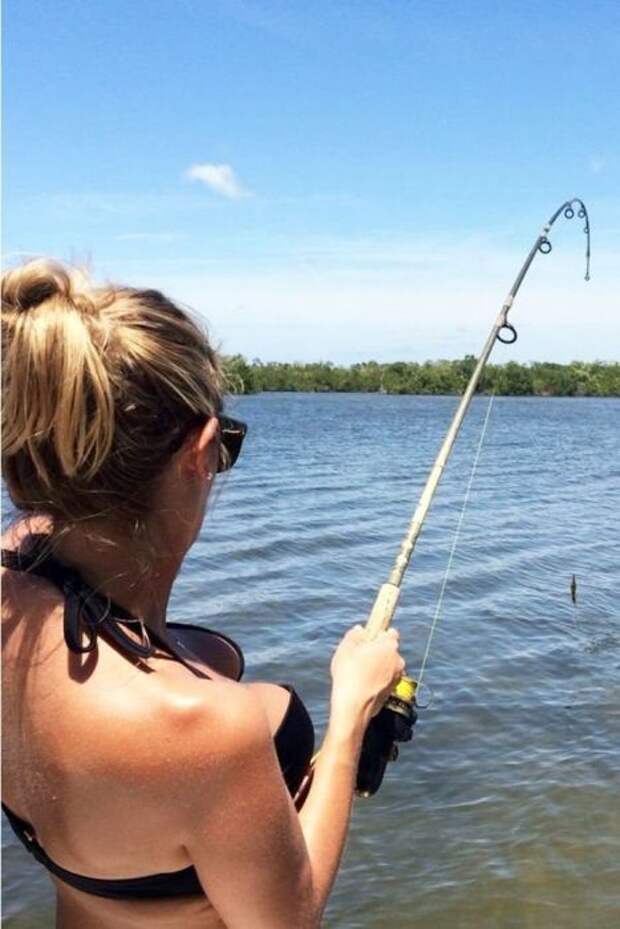Девушки, которые хотят рыбачить