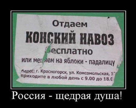 Посмотреть прикольные демотиваторы.