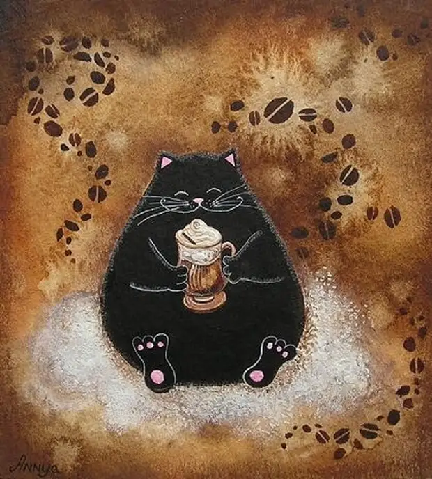 Рисунки со смешными котами