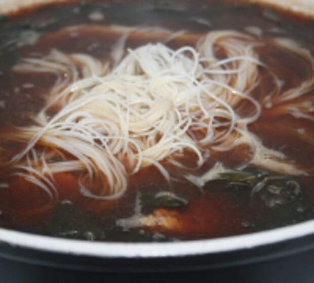 Мисо суп с курицей