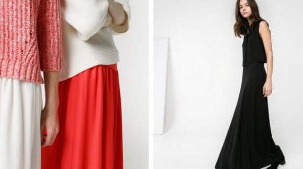 Long skirts.