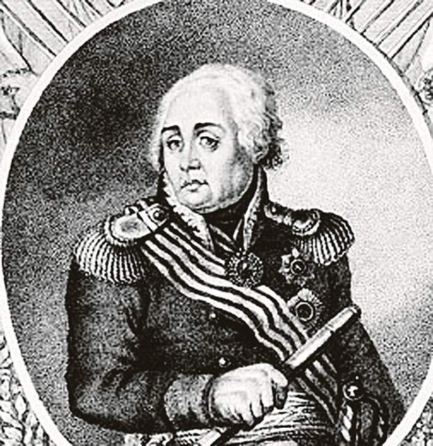 Гравюра А. Грачева. 1813. У Кутузова повязки на лице не было. Один из последних его прижизненных портретов.