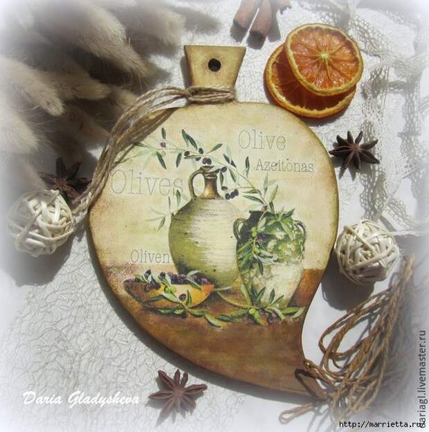 Декупаж разделочной доски. Мастер-класс для новичков (600x604, 235Kb)