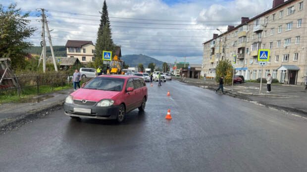 Водитель иномарки сбил 10-летнюю девочку на Алтае