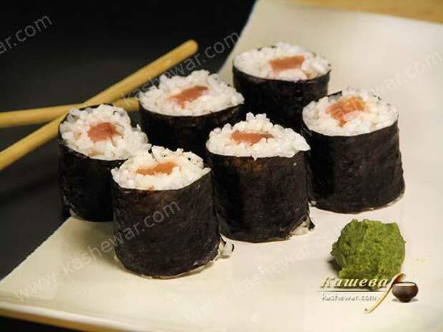 Ролл Сяке-маке Ролл Сяке-маке – рецепт с фото, японская кухня