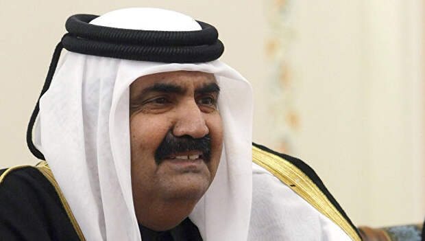 Эмир Государства Катар Хамад Бин Халиф Аль-Тани. Архивное фото