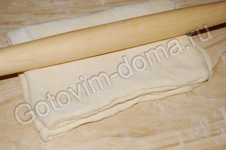 рецепт Тесто слоеное быстрого приготовления