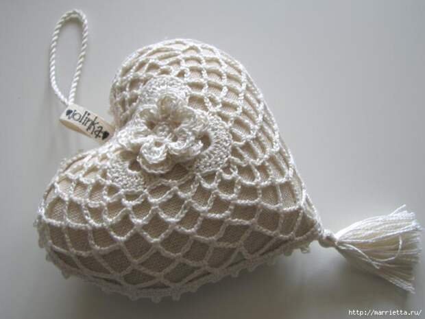 Текстильные сердечки. Большая коллекция очень красивых валентинок (60) (700x525, 178Kb)