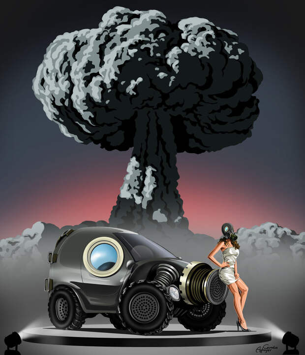 Война и мир: новая мощная серия иллюстрация Гундуза Агаева война, иллюстрация