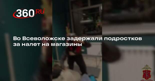 Во Всеволожске задержали подростков за налет на магазины
